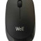 Mouse WELL MW104 Wireless Negru