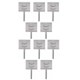 Ancoră la sol - Green Universe, aluminiu, 14 cm, 10 bucăți