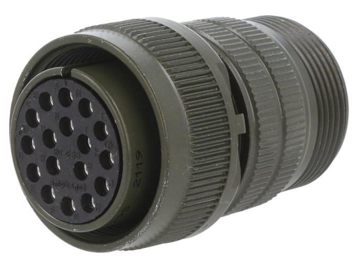 Conector circular aluminiu 20 MS/DS