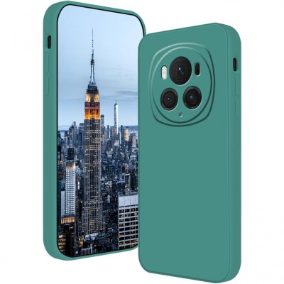 Husa de protectie, flippy, pentru honor magic 6 pro, liquid silicone, cu microfibra pe interior, protectie antisoc, compatibil incarcare wireless, ver foto