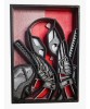 Tablou din Lemn &ndash; Deadpool 3D, 6 Straturi, Oem