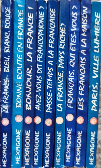 9 Volume In Franceza Din Colectia Hexagone - Colectiv , DG