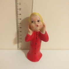 bibelou vechi din lut diverse figurine portelan ceramica PRET PER BUCATA! fata cu pisica baiat emotiv copil cu fata expresiva emo kid te-a adus barza