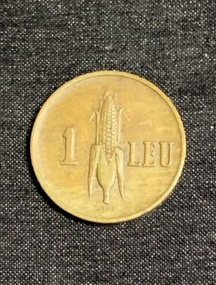 Moneda 1 leu 1938 foto