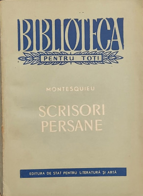 Scrisori persane - Montesquieu foto