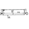 Intercooler SRL, BMW 3 E36, 10.1993-07.1999 motor 2.5 TDS; 325tds, aluminiu/ plastic brazat, 515x126x40 mm,