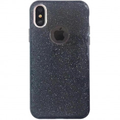 Husa Capac Spate Shine Negru APPLE iPhone X, iPhone Xs foto