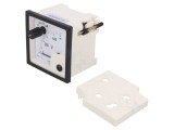 Voltmetru analogic pe panou LUMEL EP27 0-500V AC True RMS clasa 1,5