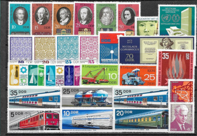 C5324 - Germania Democrata - lot timbre nestampilate MNH,serii complete foto