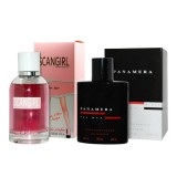 Pachet El si Ea Apa de toaleta si parfum Scan Girl Panamera Cote D&acute;Azur, 200 ml, Cote D&#039;azur