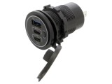 Alimentator ESOL 45043 USB A și USB C x2 Negru - &Icirc;ncărcător Rapid USB