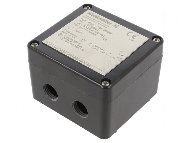 Cutie de conexiuni poliester 75x80x55mm KLIPPON POK1 M16BCSS EX