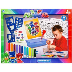 PJMASKS - Set de colorat cu carioca spray