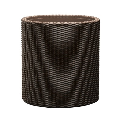 KETER. Ghiveci cilindric maro Cylinder M, 18L foto