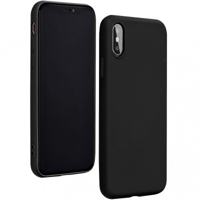 Husa TPU Forcell Silicone pentru Samsung Galaxy A41, Neagra foto