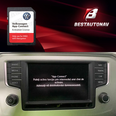 Card Activare App-Connect Apple Carplay Android Auto Volkswagen Tiguan AD foto