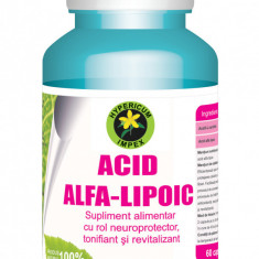 Acid alfa lipoic 60cps hypericum
