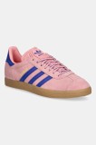 adidas Originals sneakers din piele intoarsă Gazelle culoarea roz, JH7213