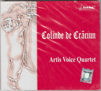 CD Artis Voice Quartet &amp;lrm;&amp;ndash; Colinde De Craciun, original, holograma, SIGILAT foto