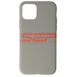 Husa iPhone 11 Pro, TPU Matte Gri, Protectie Antishock, Premium