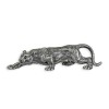 Pantera-statueta fonta cu finisaj argintiu JP-49S, Statuete