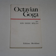 Octavian Goga par Ion Dodu Balan - limba franceza
