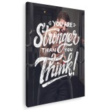 Tablou canvas mesaj motivational pentru sport, maro 1157 Tablou canvas pe panza CU RAMA 80x120 cm