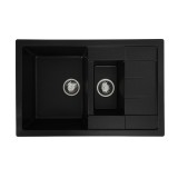 Chiuveta de bucatarie Elefant Premium Toskana Negru metalic 775x495 mm Innovative ReliableTools