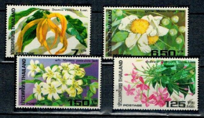 Thailanda 1982 - Flori, serie neuzata foto