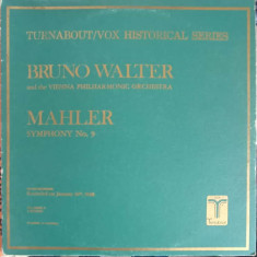 Disc vinil, LP. Symphony No. 9. SET 2 DISCURI VINIL-Mahler, Bruno Walter, Vienna Philharmonic Orchestra