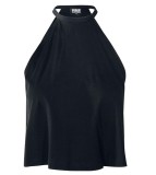 Cumpara ieftin Maiou Damă Urban Classics TB1903 Negru, Bumbac/Viscoză, Măsura S - Outlet