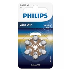BATERIE AUDITIVA ZINC AIR BLISTER 6 BUC PHILIPS foto