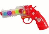 Pistol de jucarie, Plastic, Multicolor, Lean 15419