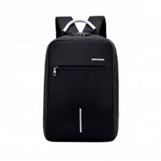 Rucsac pentru barbati, HuaPai GT50, Smart cu USB, multifunctional: laptop, calatorie, sport, anti furt, model negru foto