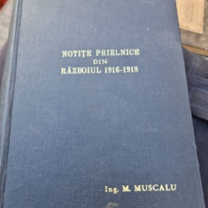 Maresal Alexandru Averescu - Notite Prilnice din Razboiul 1916-1918 (cu dedicatie)