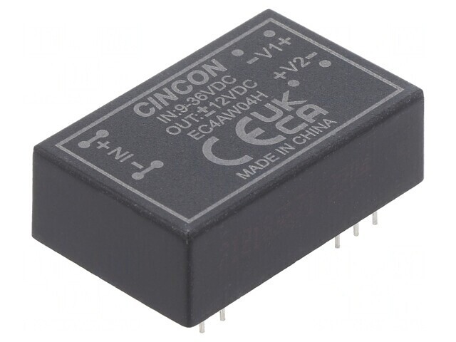 Convertor DC/DC 9-36V la 12V/-12V 6W