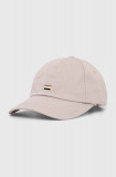 Cumpara ieftin BOSS șapcă de baseball din bumbac culoarea bej, cu imprimeu 50514014