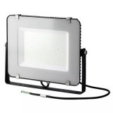 Reflector cu LED, 150 W, 18000 lm, 6400 K, cip Samsung, aluminiu, lumina alb rece, Negru, General