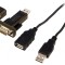 Convertor USB la RS232 cu chipset FTDI/FT232RL, 0.8m USB 2.0