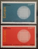 BC549, Turcia 1970, serie europa cept, Nestampilat