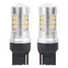 Set becuri auto cu LED CANBUS, 3030, 24SMD, compatibil T20, 7440, WY21W,, Amio