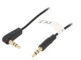 Cablu Jack 3,5mm 3pin Unghiular, Goobay
