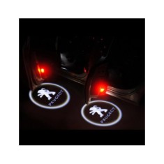 Proiectoare Portiere cu Logo Peugeot