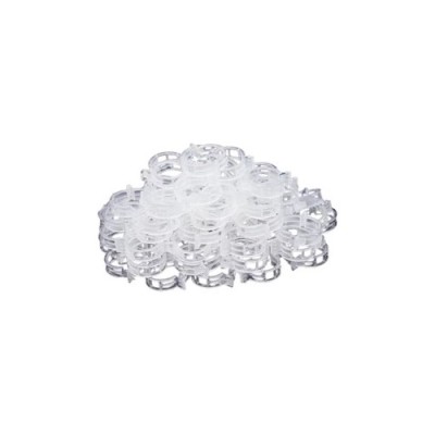 Set 100 clipsuri pentru plante, 9 x 30 mm, plastic, alb foto