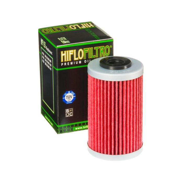 Filtru ulei Hiflofiltro HF155 - Beta Enduro 4T 250-525cc - Husaberg FC-FE-FS 450-650 - KTM EXC-EGS-EXE-SX-MXC-EXC-LC4 250-690