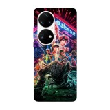 Husa compatibila cu Huawei P40 model Stranger Things, Silicon, TPU, Viceversa