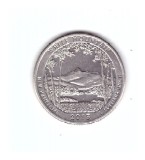 Moneda SUA 25 centi/quarter dollar 2013 D New Hampshire White Mountain, stare foarte buna, curata