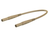 Cablu de masurare ST&Auml;UBLI 32A Mufa Banana 4mm 0.5m CAT IV 1000V Maro Cod 66.9391-05027