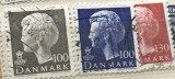 Timbre Danemarca Interbelica TMB1DK serie/lot de 3