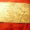 HARTA CFR 1923 de buzunar - cu 3 Reclame verso , 13,2x7,5cm
